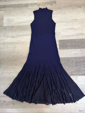 pleated dress for wedding Moon River Halter Pleated Maxi Dress